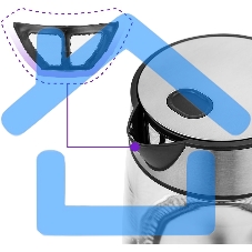 Чайник Kitfort КТ-6105 Мощность 1850–2200 Вт.Ёмкость 1,7 л.Режимы нагрева 100 °С