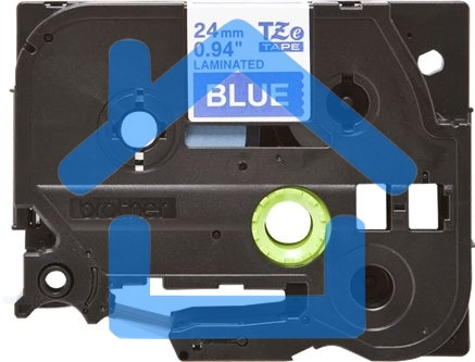 Картридж Brother TZE555 24 мм, 8 м, белый на синем, для BROTHER P-Touch