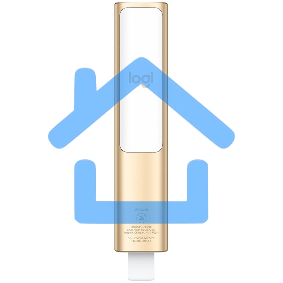 Презентер Logitech Spotlight золотистый, радиоканал, USB, кнопки - 3