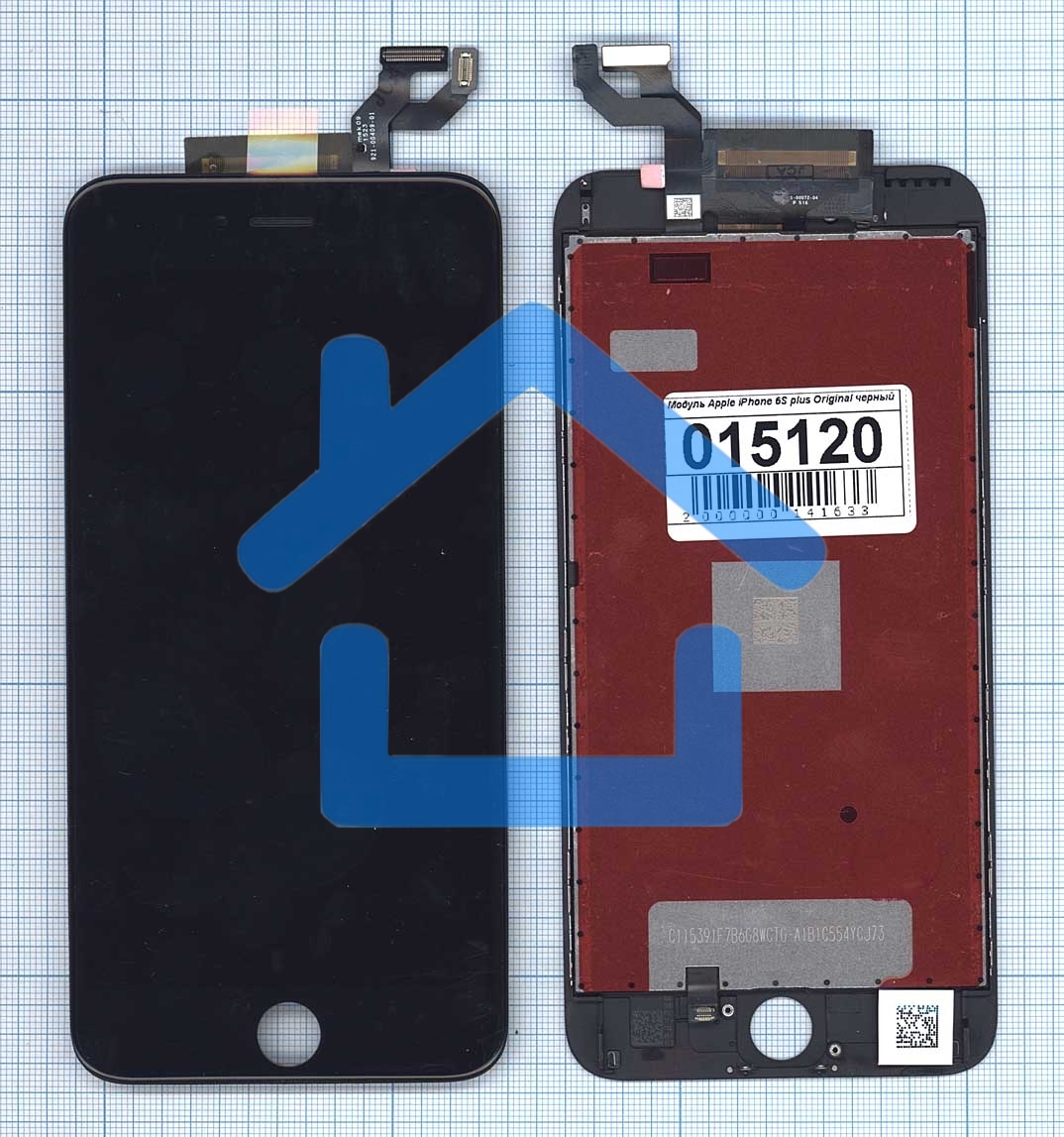 Дисплей для Apple iPhone 6S Plus черный 1920x1080 (Full HD)