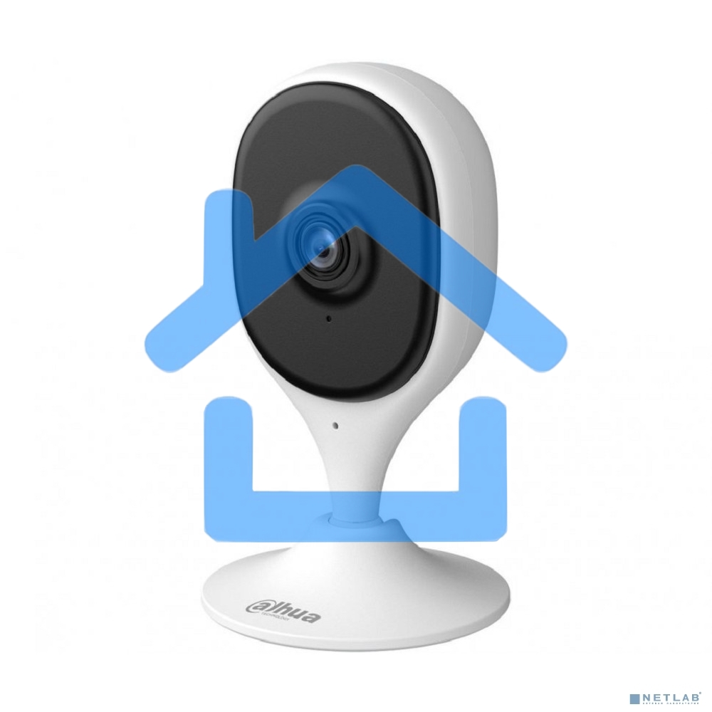 Компактная IP-видеокамера DAHUA DH-IPC-C5AP-0280B с Wi-Fi 2.4ГГц 5Мп, 1/3.2” CMOS, объектив 2.8мм, обнаружение людей, ИК 10м, микрофон, динамик
