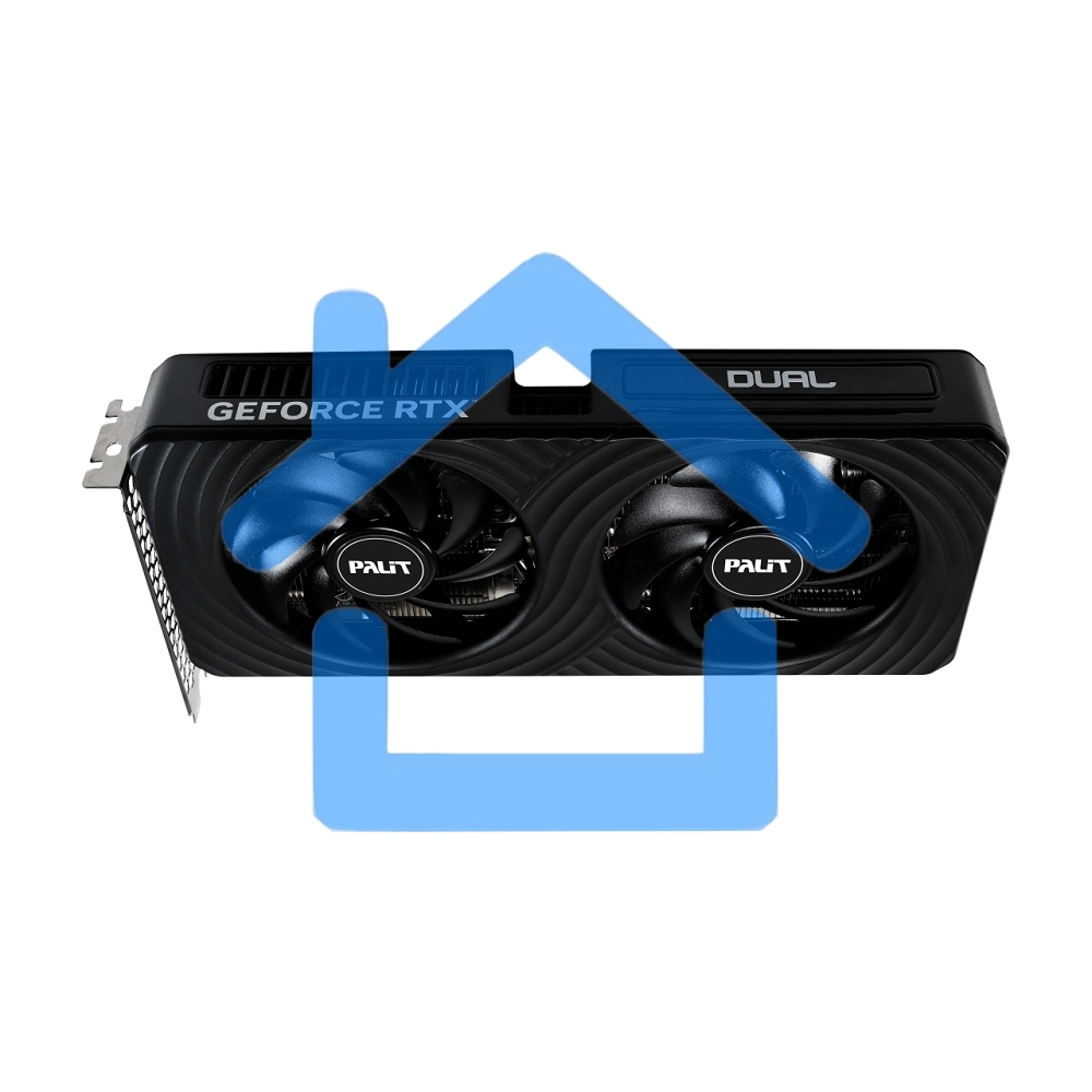 Видеокарта Palit RTX 5060 DUAL OC NV RTX 5060 8Gb 128bit GDDR7 2280/28000/HDMIx1/DPx3/HDCP R NE75060S19P1-Gb2063D PCI-E 5.0