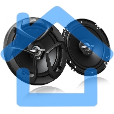 Колонки автомобильные JVC CS-J620 300Вт 92дБ 4Ом 16см (6дюйм) (ком.:2кол.) коаксиальные двухполосные