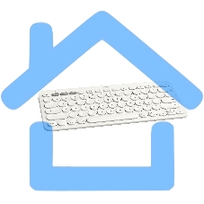 Клавиатура Logitech K380 беспроводная, Bluetooth, белый