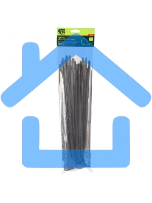 Хомуты, 300 х 8 мм, пластиковые, черные, 100 шт. Сибртех