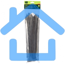 Хомуты, 300 х 8 мм, пластиковые, черные, 100 шт. Сибртех Хомуты, 300 х 8 мм, пластиковые, черные, 100 шт. Сибртех