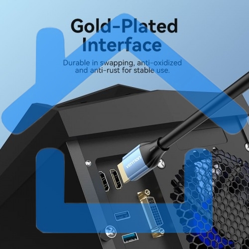 Кабель Vention HDMI High speed v2.0 with Ethernet 19M/19M - 15м