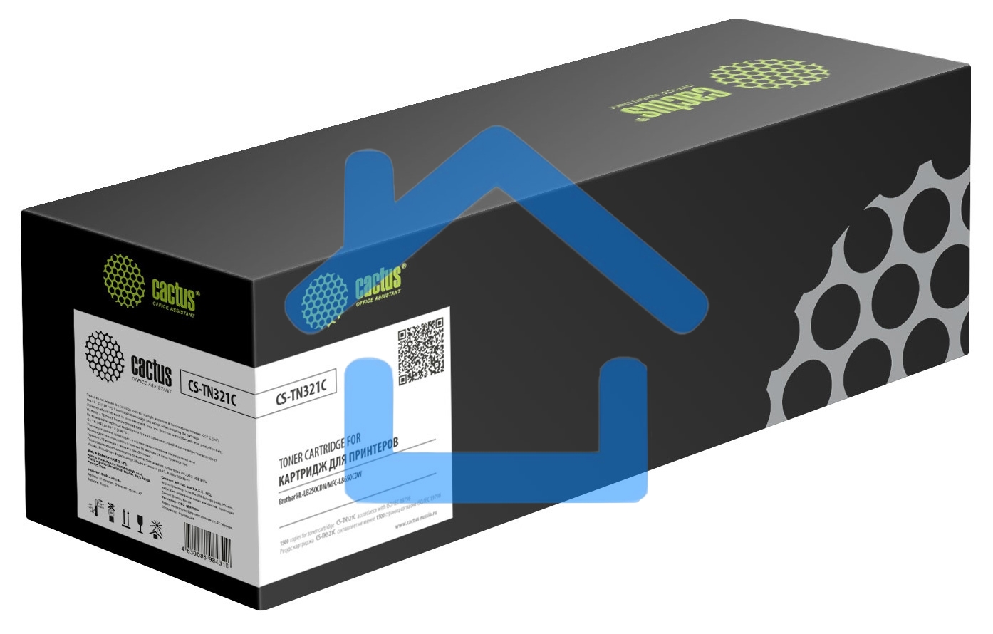 Картридж лазерный Cactus CS-TN321C голубой (1500стр.) для Brother HL-L8250CDN/MFC-L8650CDW