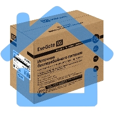 Источник бесперебойного питания ExeGate NEO Smart 1000VA/500W, цветной LCD-дисплей, AVR, 5*Schuko, RJ45/11, USB, черный