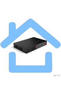 Неуправляемый 18-портовый коммутатор DAHUA DH-SF1018LP с РоЕ, 16xRJ45 100Mb PoE, 2xRJ45 1Gb, суммарно 135Вт, коммутация 7.2 Gbит/с, MAC-таблица 8К, металл
