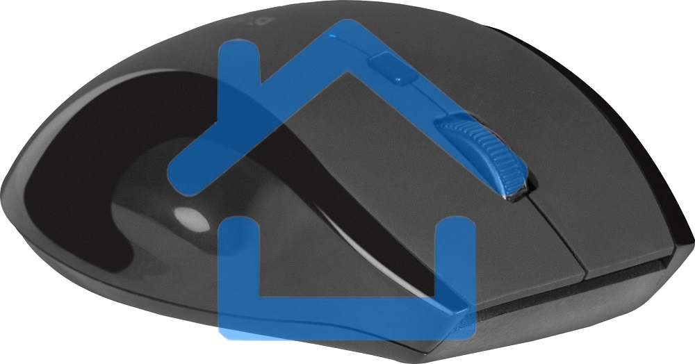 Мышь беспроводная Defender Accura MM-295 черный, 1600 dpi, радиоканал, USB, кнопки - 6