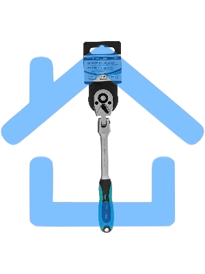Ключ трещотка 1/4, 72 зуба, с быстрым сбросом. шарнирная СrV Stels