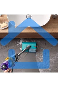 Пылесос вертикальный Dyson V15s Detect Submarine (448798-01) серый, питание от аккумулятора, 240 Вт, уборка влажная/сухая, пылесборник 0,76 л, работа от АКБ max 60 мин.