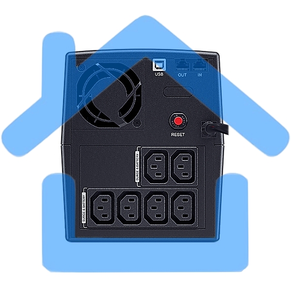 Источник бесперебойного питания CyberPower UT1500EIG ИБП Line-Interactive, Tower, 1500VA/900W USB/RJ11/45/USB charger A/C (6 IEC С13) NEW