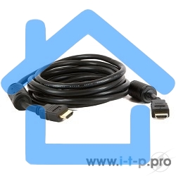 Кабель HDMI / DVI 5bites Кабель 5bites APC-014-150 HDMI M / HDMI M V1.4b, высокоскоростной, ethernet+3D, зол.разъемы, ферр.кольца, 15м.