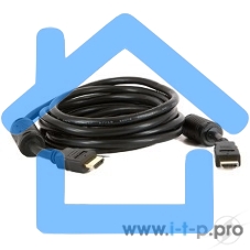Кабель HDMI/DVI 5bites APC-014-150 HDMI M/HDMI M V1.4b, высокоскоростной, ethernet+3D, зол.разъемы, ферр.кольца, 15м.