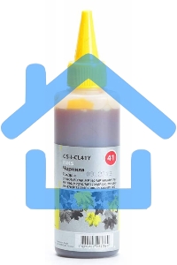Чернила Cactus CS-I-CL41Y желтый (100мл) Canon PIXMA MP150/MP160/MP170/MP180/MP210/MP220