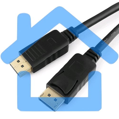 Кабель DisplayPort Gembird/Cablexpert CC-DP2-6, v1.2, 1.8м, 20M/20M, черный, экран, пакет