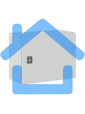 Шкаф ST с монтажной платой 300х400х200мм от IP65-до IP66 IK10 ДКС R5ST0342