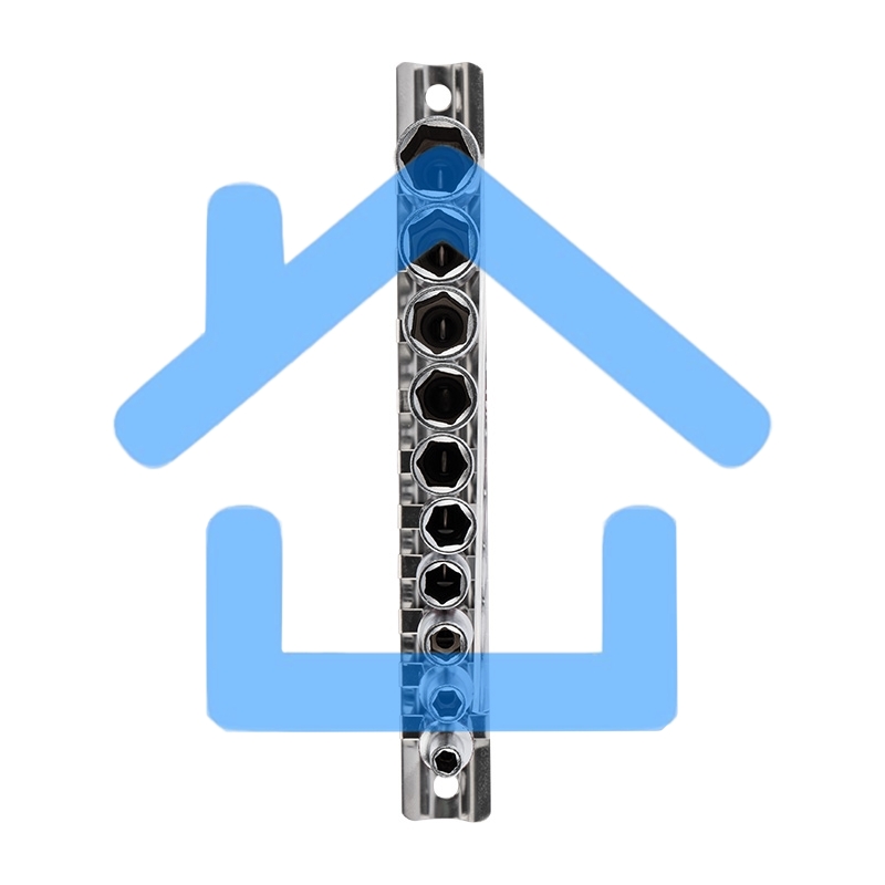 Набор удлиненных торцевых головок Rexant 1/4, шестигранные, CrV, 10 шт., 4-13 мм