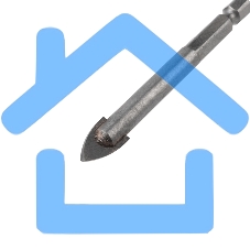 Сверло по стеклу и керамике 10 мм (шестигранный хвостовик) Kranz