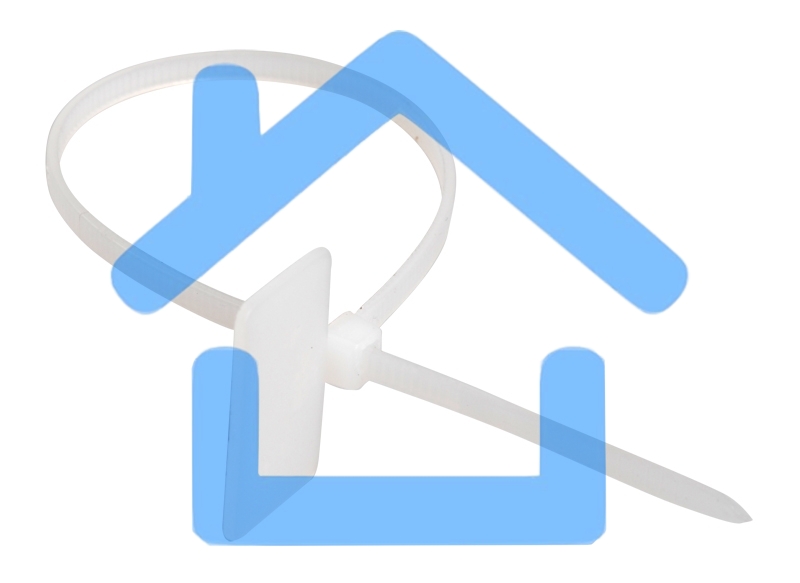 Хомут кабельный ИЭК UHH61-3-150-100 ХП1 3х150 нейл. белый с таб. 25х15 (уп.100 шт)