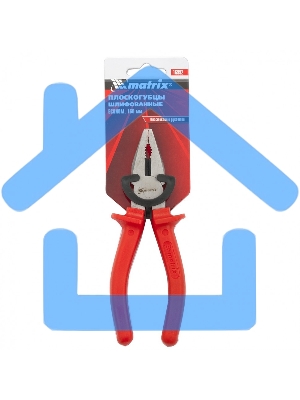 Плоскогубцы Matrix Econom, 180 мм, шлифованные, пластмассовые рукоятки