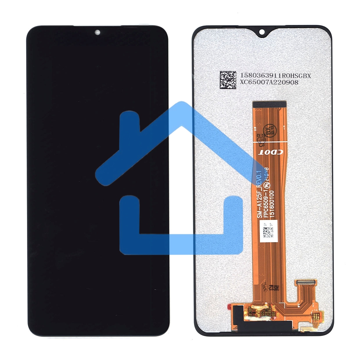 Дисплей для Samsung Galaxy A12 Nacho SM-A127F/DSN (incell) черный