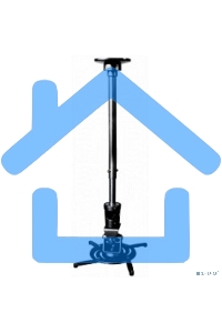 Кронштейн для проектора Cactus CS-VM-PR01L-BK черный макс.10кг настенный и потолочный поворот и наклон