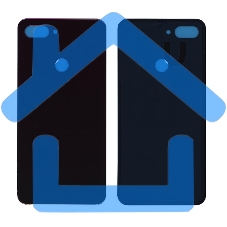 Задняя крышка для Xiaomi Mi 8 Lite фиолетовая