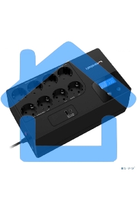 Источник бесперебойного питания Ippon Kirpich 650 360Вт 650ВА черный