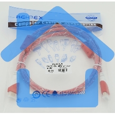 Кабель HDMI Ver.1.4 Red jack HDMI19 (m)/HDMI19 (m) 1.8м феррит.кольца позолоченные контакты
