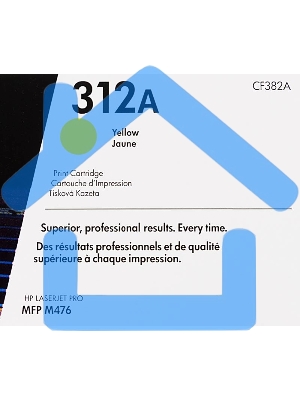 Тонер Картридж HP 312A CF382A желтый для HP CLJ Pro M476 (2400стр.)