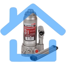 Домкрат Matrix бутылочный 3т h подъема 194–372мм