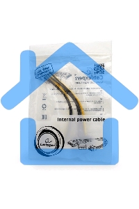 Разветвитель питания Cablexpert CC-PSU-82, Molex+SATA->PCI-Express 8pin, для подключения в/к PCI-Е (8pin) к б/п ATX