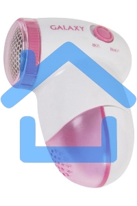 Машинка для удаления катышков Galaxy LINE GL 6301, белый c розовым, питание: 2 батарейки 