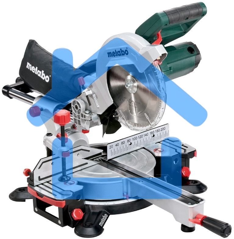 Пила торцовочная Metabo KGSV 216 M [619261000] 1700вт,рег.об.лазер,подсв, вес 13,5 кг