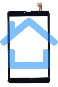 Сенсорное стекло (тачскрин) для Digma Plane 8550S 4G черное