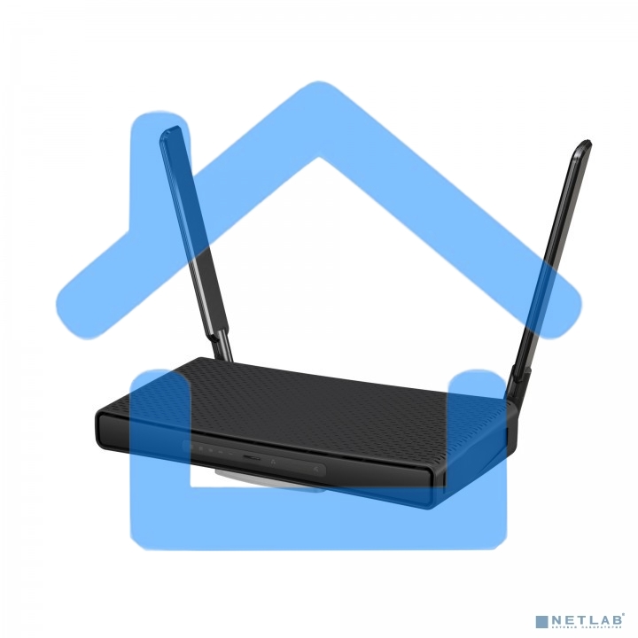 Беспроводной маршрутизатор MikroTik hAP ac3 with 4-core 716 MHz CPU, 256MB RAM, 5 x Gigabit LAN (PoE-out on port#5)