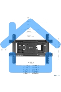 Кронштейн ONKRON M7L для телевизора 40
