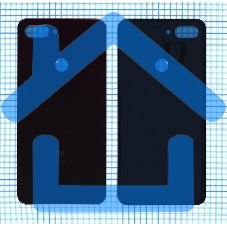 Задняя крышка для Xiaomi Mi 8 Lite фиолетовая