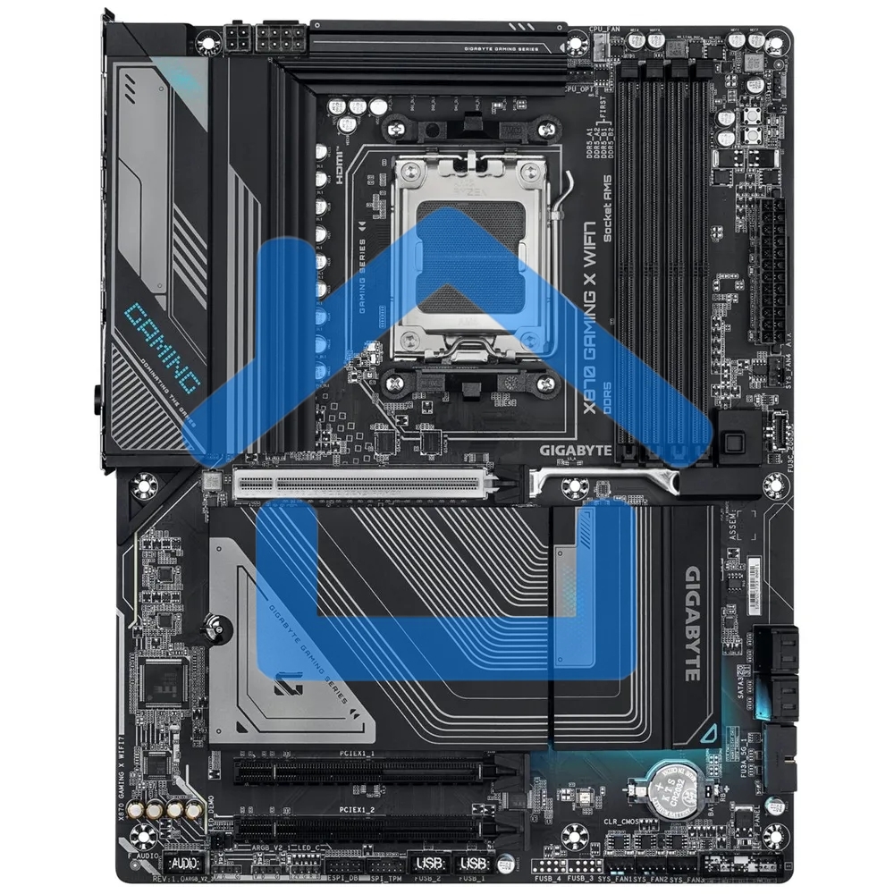 Материнская плата Gigabyte X870E AORUS ELITE WIFI7, AM5, AMD X870E, 4xDDR5, 4xSATA, 4xM.2, 1xPCI-E 5.0 x16, 1xPCI-E 4.0 x4, 1xPCI-E 3.0 x4, 1xHDMI, 1x 2.5Gb LAN, 4xUSB-A 3.2 Gen 1, 2xUSB-A 3.2 Gen 2, 4xUSB-A 2.0, 2xUSB-C 4.0, 2x3.5 мм, 7.1, ATX
