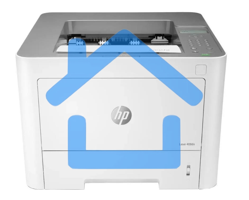 Принтер лазерный HP Laser 408dn (7UQ75A), A4, ч/б, печ. до 40 стр/мин., 1200 x 1200 dpi, USB, RJ-45