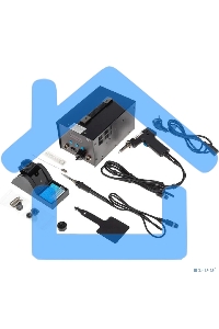 Паяльная станция (паяльник + демонт. паяльник), модель R048, цифровая, 200-480°C, LED дисплей Rexant