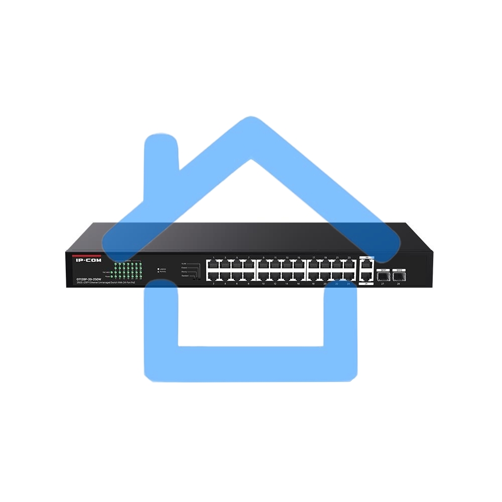 Коммутатор 24PORT POE G1128P-24-250W IP-COM