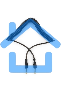 Кабель аудио Cablexpert CCA-405-6, Jack3.5 - Jack3.5, 2м, спиральный