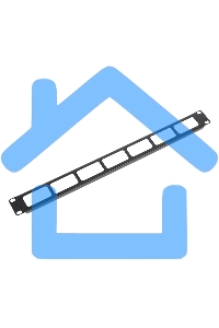 Органайзер кабельный горизонтальный 19