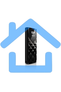 Флешка USB Silicon Power R/W USB 64 Gb Ultima U03 SP064 Gb,UF2U03V1K USB 2.0, черный