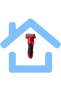 Электробритва сетчатая Panasonic ES-SL41R520 реж.эл.:3 питан.:аккум. красный/черный