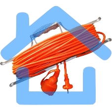 Удлинитель UNIVersal УШ-6 IP-54 рамка ПВС 2x0,75 10м 9632014